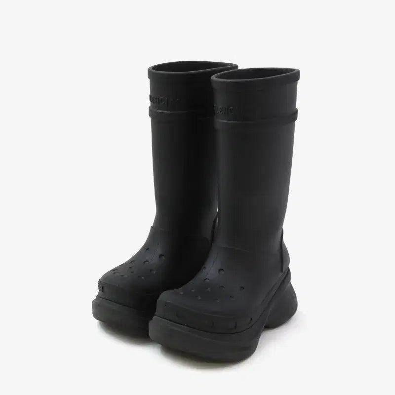 [BUNJANG] Balenciaga Crocs Rain Boots Black / (정품)발렌시아가 677388 크록스 레인부츠 블랙 37사이즈