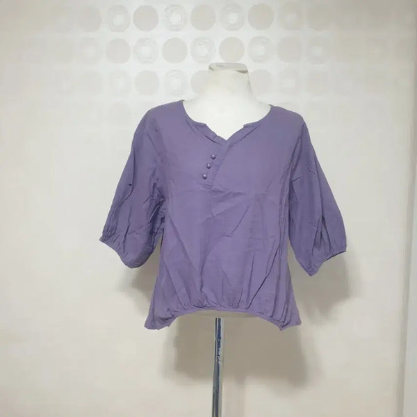 [BUNJANG] Linen Cotton T-Shirt Size 66 / 새것 계랑한복 티셔츠66