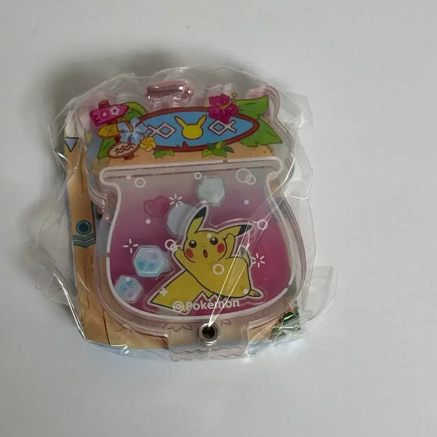 [BUNJANG] Pokemon Pikachu Relaxing Vacation Shaker Keyring / 부산포켓몬 느긋느긋바캉스 쉐이커키링 피카츄