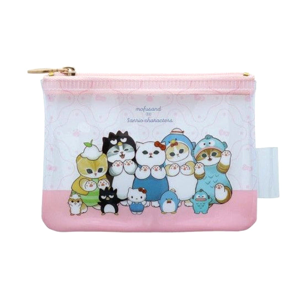 [BUNJANG] Mof Sand x Sanrio PVC Transparent Pouch / [당일발송]모프샌드X산리오 파우치 투명 PVC 다용도 고양이 동전 카드 일본정품