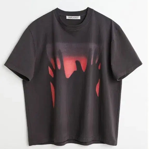 [BUNJANG] Our Legacy Box T-Shirt Red Taste of Hands Print / (52) 아워레가시 박스 티셔츠 레드 테이스트 오브 핸즈 프린트