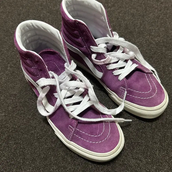 [BUNJANG] Vans Sk8-Hi Purple Shoes / 반스 스케이트 하이 퍼플 240