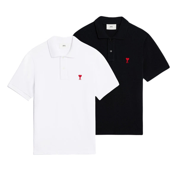 [BUNJANG] AMI Paris Small Heart Polo T-Shirt / [새상품] 아미 스몰하트 카라티