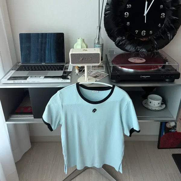 [BUNJANG] KUHO PLUS Sky Blue Summer Knit / 구호플러스 스카이블루 여름니트