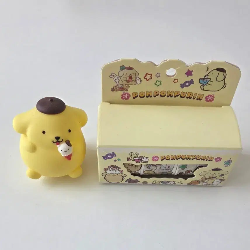 [BUNJANG] Pom Pom Purin Masking Tape and Figure Bundle Set / 폼폼푸린 마스킹테이프와 피규어
