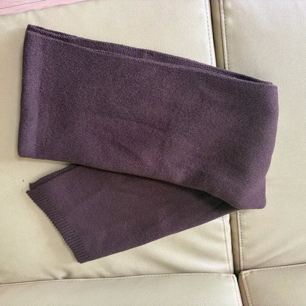 [BUNJANG] Drawfit Soft Stole Knit Muffler Brown / 드로우핏 소프트 스톨 니트 머플러 브라운