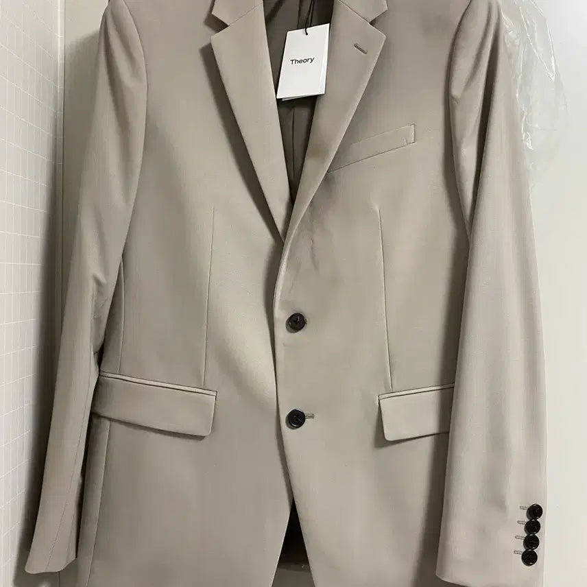 [BUNJANG] Theory New Taylor 2 Wool Blazer Dark Sand 40R / 새상품 띠어리 챔버스 뉴테일러2 울블레이저 40R 다크샌드