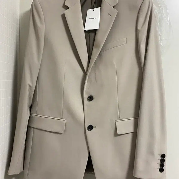 [BUNJANG] Theory New Taylor 2 Wool Blazer Dark Sand 40R / 새상품 띠어리 챔버스 뉴테일러2 울블레이저 40R 다크샌드