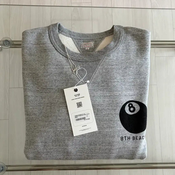 [BUNJANG] Real McCoy 8th Beach 8-Ball Sweatshirt XL / 리얼맥코이 8TH BEACH 8볼 스웻셔츠 XL