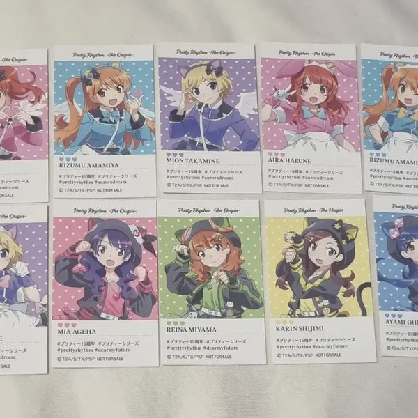 [BUNJANG] Prism Stone Pretty Rhythm Popup POB Aira Rizumu Mion Prismery Set / 프리즘스톤 프리티리듬 팝업 특전 아이라 리즈무 미온 프리즈미