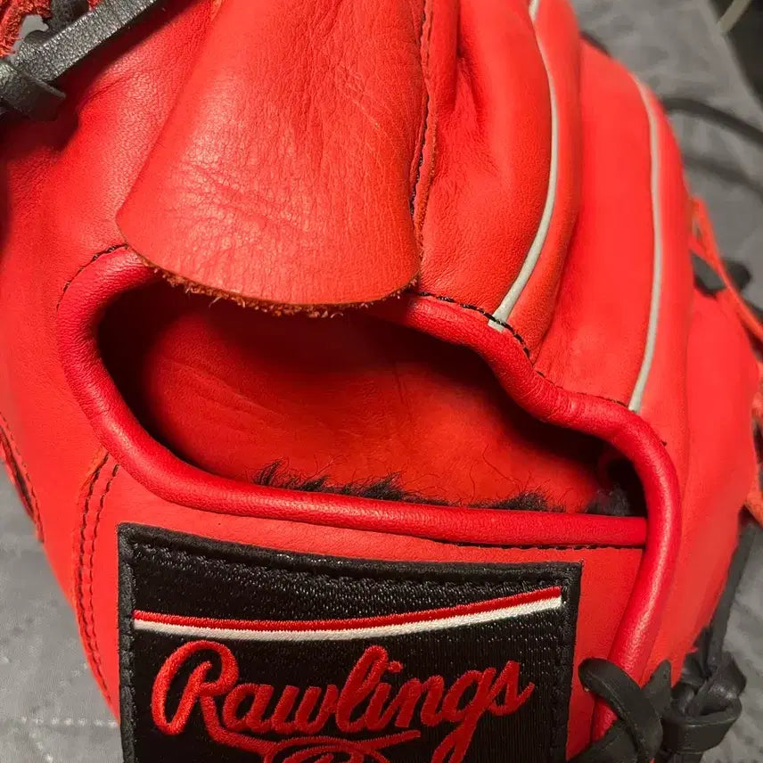 [BUNJANG] Rawlings 12-inch Baseball Glove, Red, Left Hand Throw / 롤링스 야구 글러브 12인치 레드 좌투