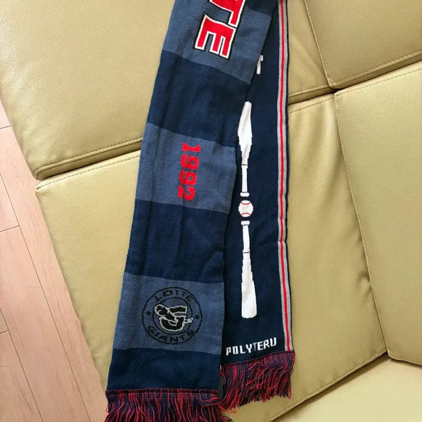 [BUNJANG] Politeru Lotte Giants Navy Scarf / 폴리테루 롯데자이언츠 머플러 네이비