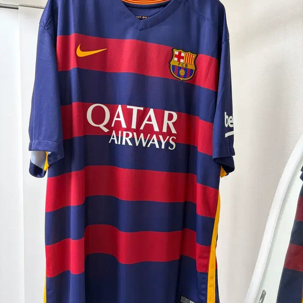 [BUNJANG] FC Barcelona Lionel Messi 2015-16 Authentic Home Jersey XL / 바르셀로나 메시 유니폼 15-16 어센틱 홈 유니폼