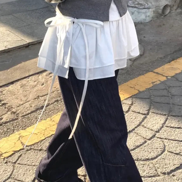 [BUNJANG] Melody Layered Skirt / 멜로디 레이어드 스커트