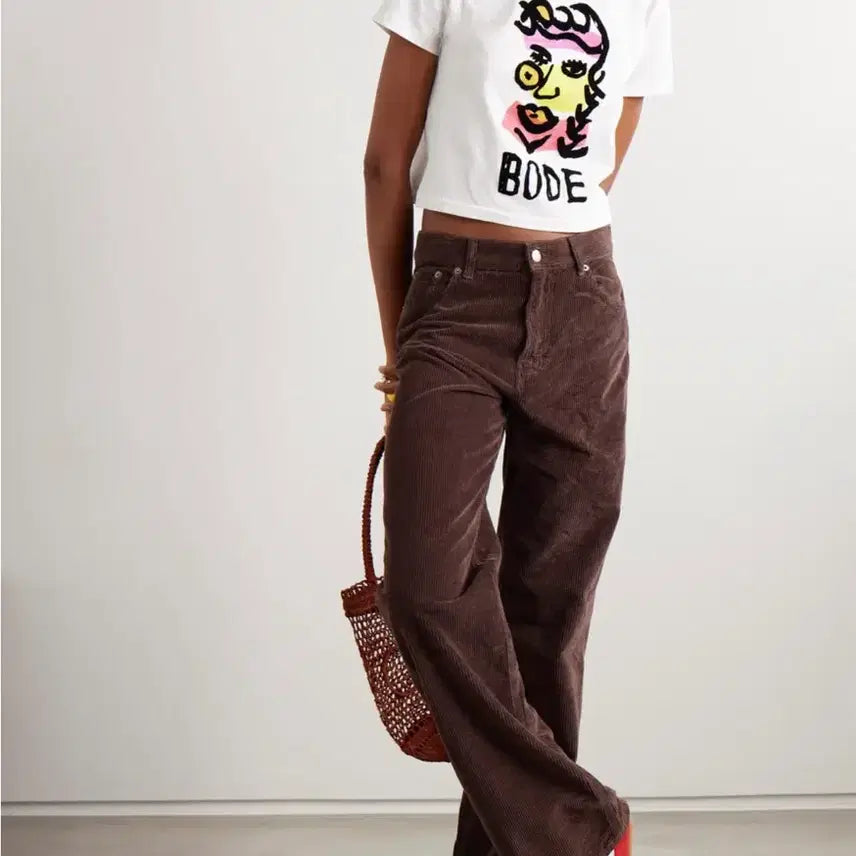 [BUNJANG] BODE Visage Printed Cotton-Jersey T-shirt XS / 보디(BODE) 아트 프린트 반팔 티셔츠 XS
