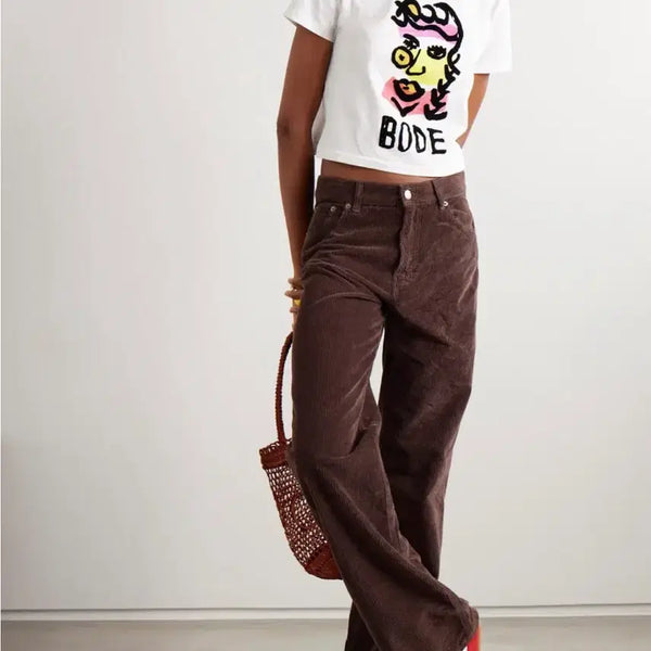 [BUNJANG] BODE Visage Printed Cotton-Jersey T-shirt XS / 보디(BODE) 아트 프린트 반팔 티셔츠 XS