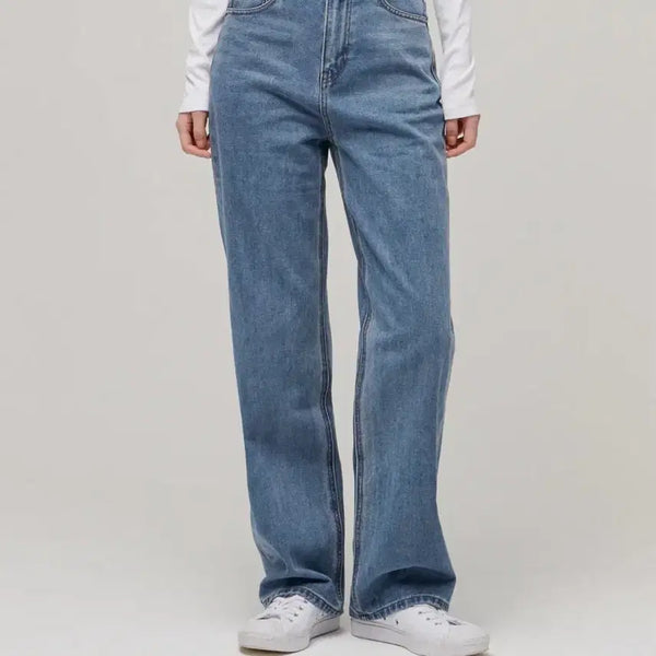 [BUNJANG] Musinsa Standard Women's Straight Denim Light Indigo (Sealed) / (미개봉) 무신사 스탠다드 스트레이트 데님