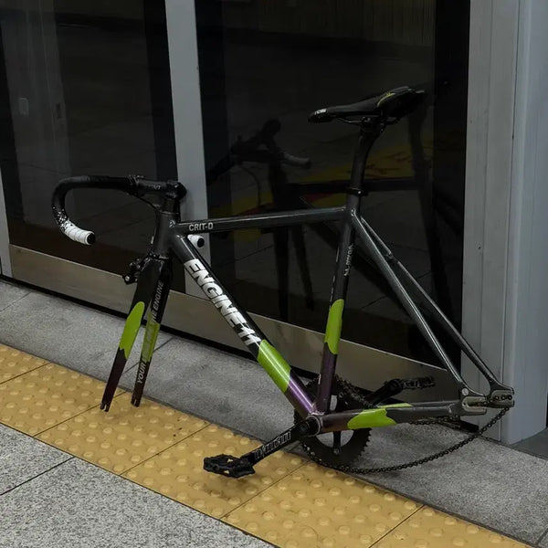 [BUNJANG] Engine11 Poison Green Full Bike (Size S) / 엔진11 포이즌그린 반차 판/대