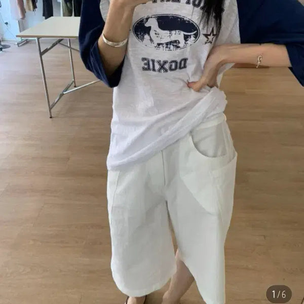 [BUNJANG] Raglan T-Shirt (New) / 나그랑 티셔츠(새상품)