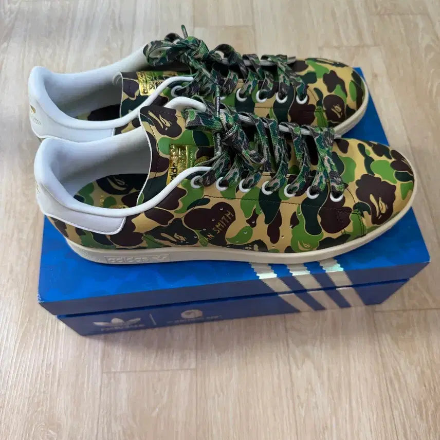 [BUNJANG] Adidas x Bape Stan Smith Cloud White / [285, 새상품]베이프 아디다스 스탠 스미스 클라우드 화이트