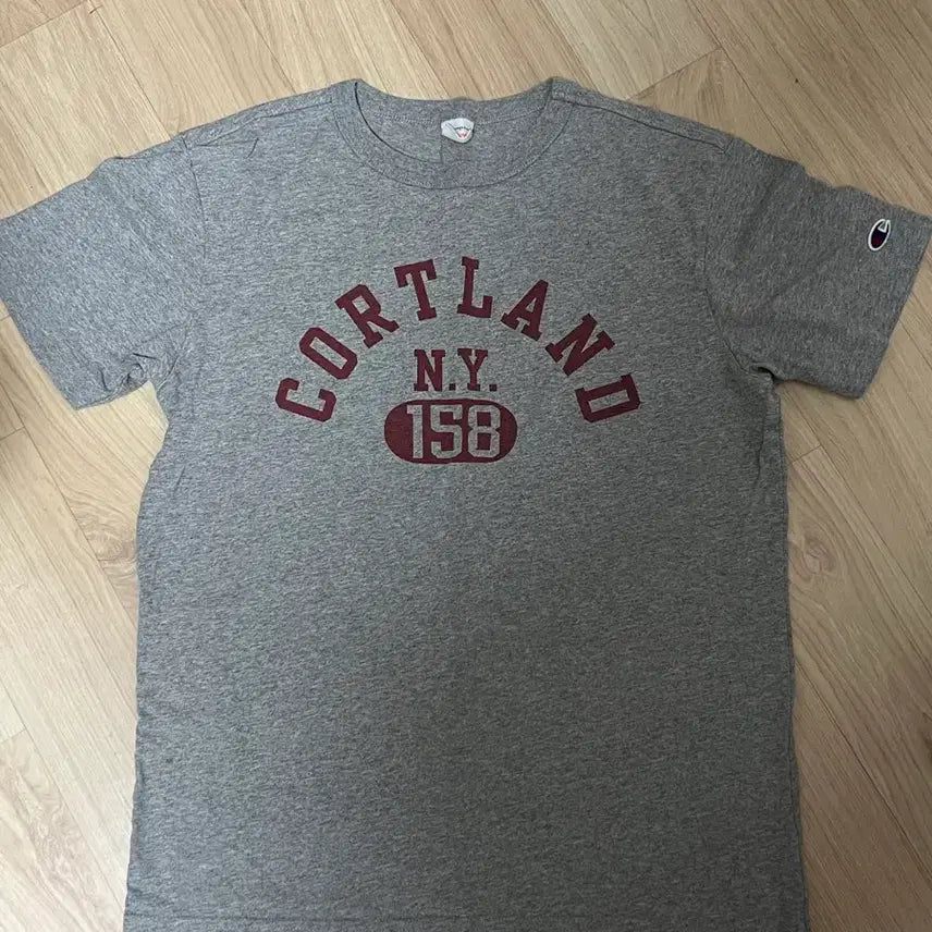 [BUNJANG] Champion Gray T-shirt / 챔피온 회색 반팔티