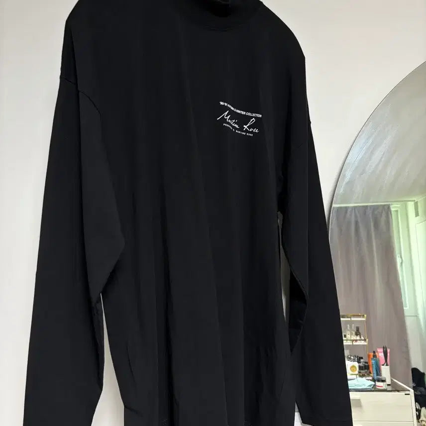 [BUNJANG] Martine Rose Long Sleeve Black Embroidered Logo / 마틴로즈 롱슬리브