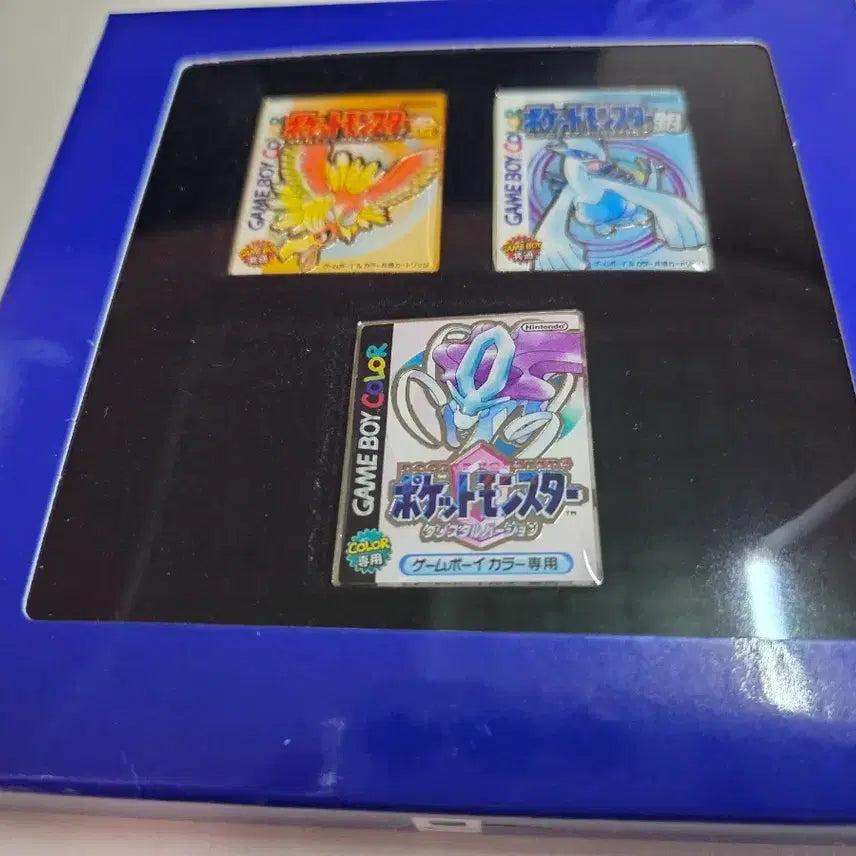 [BUNJANG] Pokemon 30th Anniversary Cartridge Badge - Gold/Silver/Crystal / 포켓몬스터 30주년 카트리지 뱃지