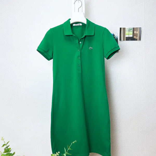[BUNJANG] Lacoste Short Sleeve Pique Polo Dress Size 90 / 라코스테 반팔 카라원피스 90