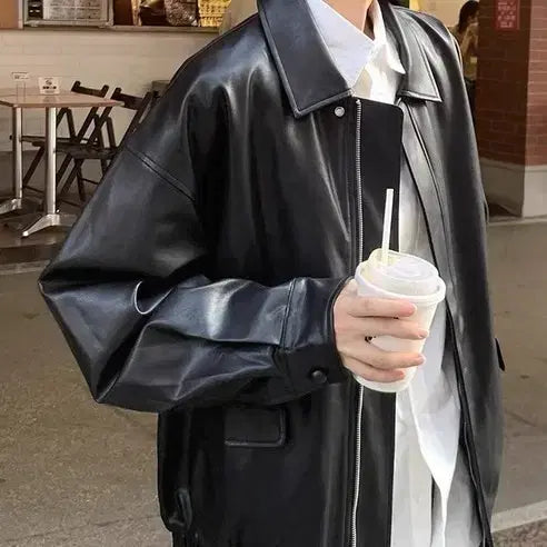 [BUNJANG] Leather Jacket / 쿠팡에서 산 레더자켓