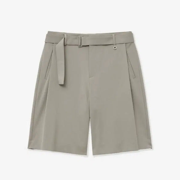 [BUNJANG] TNGT Belted Wide Shorts (Light Beige) / 새상품 TNGT 벨티드 와이드 쇼츠 반바지30 라이트 베이지