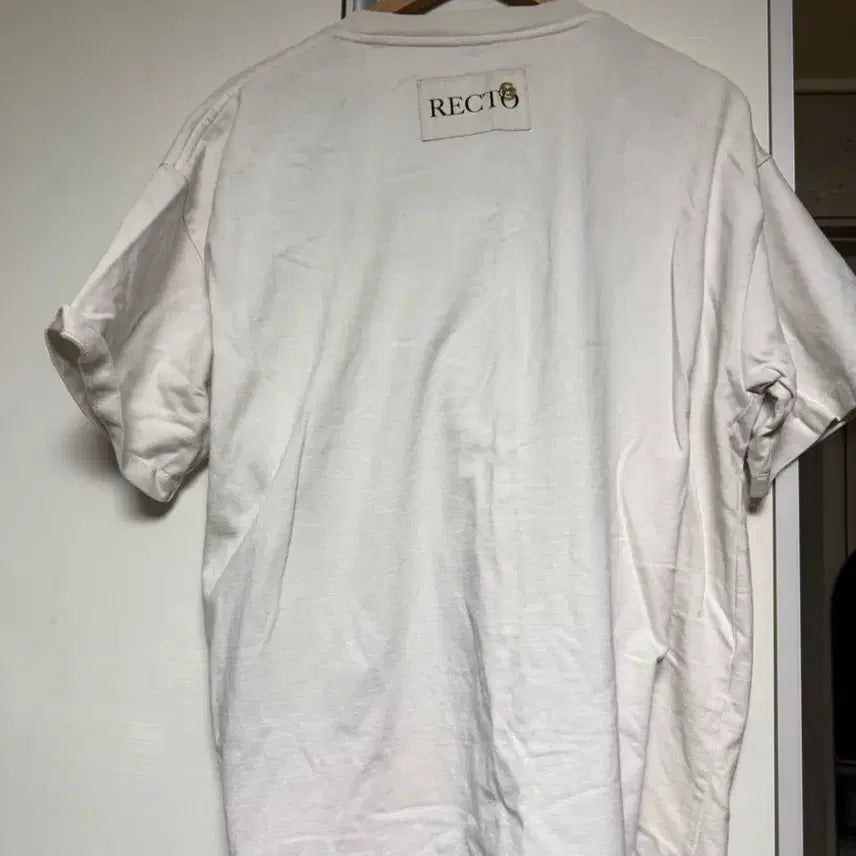 [BUNJANG] RECTO Short Sleeve T-Shirt White / (L) RECTO 반팔 티셔츠 화이트