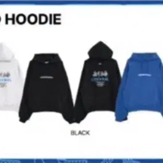[BUNJANG] Kingnu Central Hoodie Blue / [L] 킹누 센트럴 후드 블루