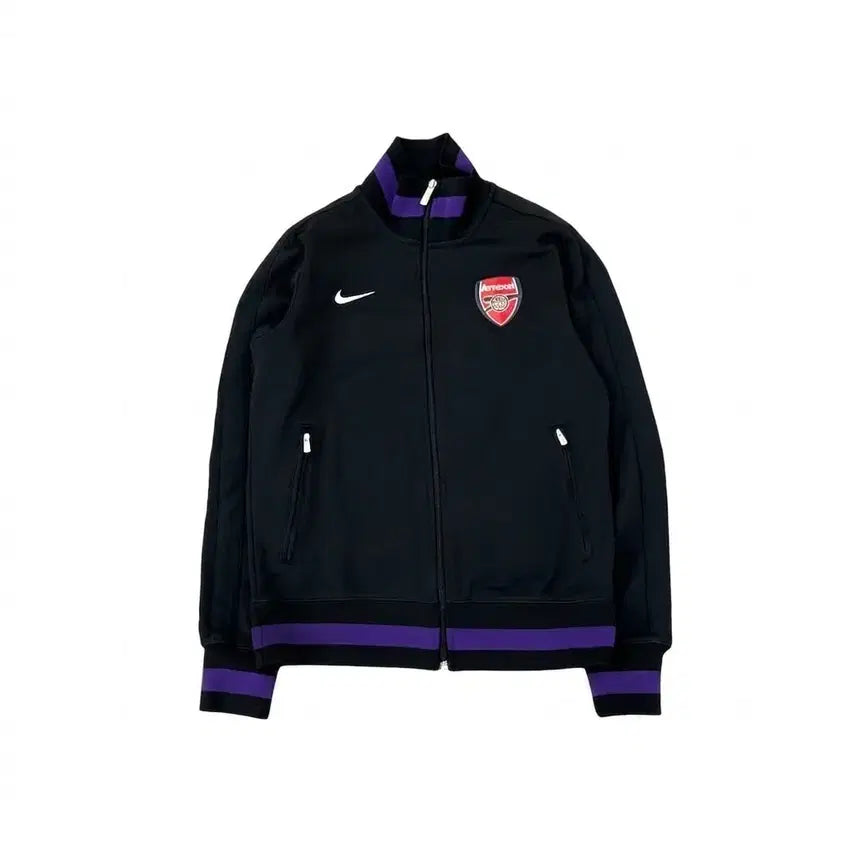 [BUNJANG] Arsenal 12/13 Nike Track Top Black Purple / 12/13 아스날 나이키 트랙탑 블랙 퍼플