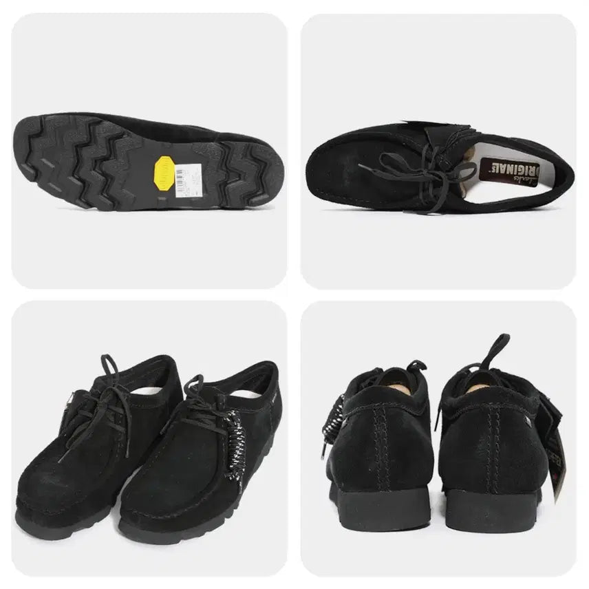 [BUNJANG] Clarks Wallabee GORE-TEX Suede Loafers Black UK7 / 미개봉 클락스 왈라비 고어텍스 블랙 비브람 스웨이드 로퍼