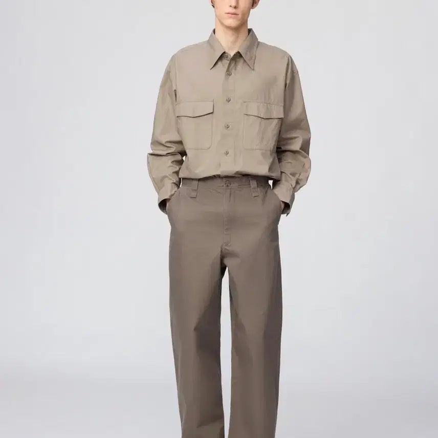 [BUNJANG] UNI U Wide Chino Pants Brown / 유니U 와이드치노팬츠 82 브라운