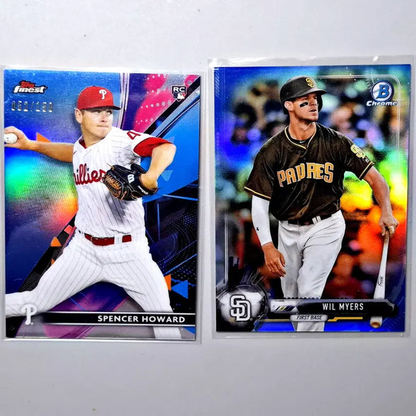 [BUNJANG] MLB 150 Limited / 250 Limited Blue Refractor Card Bundle / MLB 150한정, 250한정 블루리플 2장 묶음