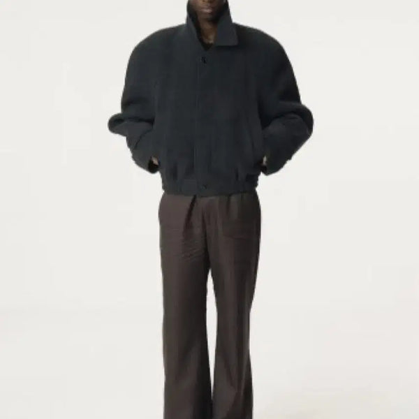 [BUNJANG] Recto Raglan Sleeve Wool Blouson / 렉토 래글런 슬리브 울 블루종
