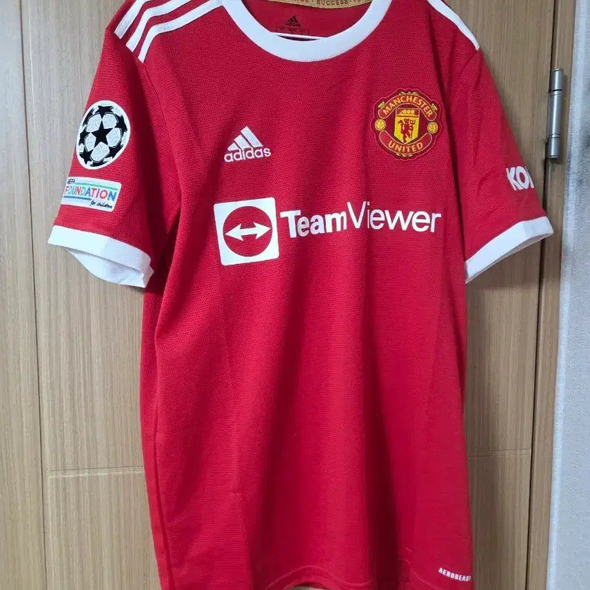 [BUNJANG] Manchester United 21/22 Champions League Ronaldo Jersey / 맨유 21/22 챔스 호날두 유니폼팝니다