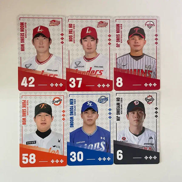[BUNJANG] Paldo Bibimyeon x KBO Baseball Player Trading Cards / 팔도비빔면 카드 KBO 크보 야구 SSG LG 한화 삼성 두산