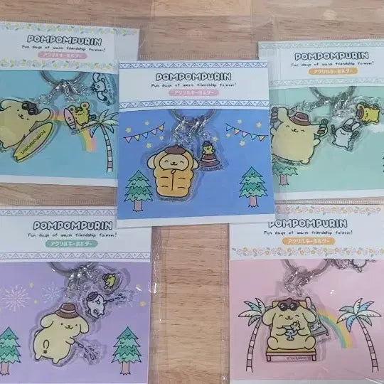 [BUNJANG] Sanrio Pompompurin Limited Edition Summer Pop-up Keychain 2026 / 희귀 레어_산리오 폼폼푸린 2026년 여름 팝업 한정판 키링