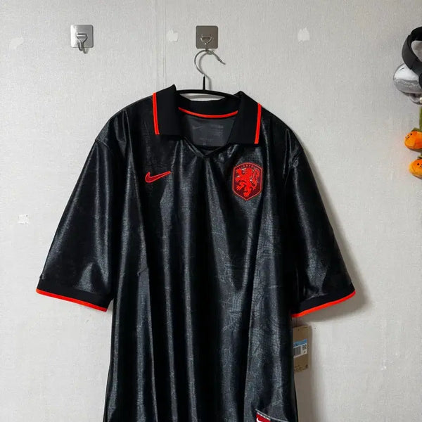 [BUNJANG] Nike Netherlands Football Jersey Black M / 나이키 네덜란드 축구 유니폼 블랙 M(새상품)
