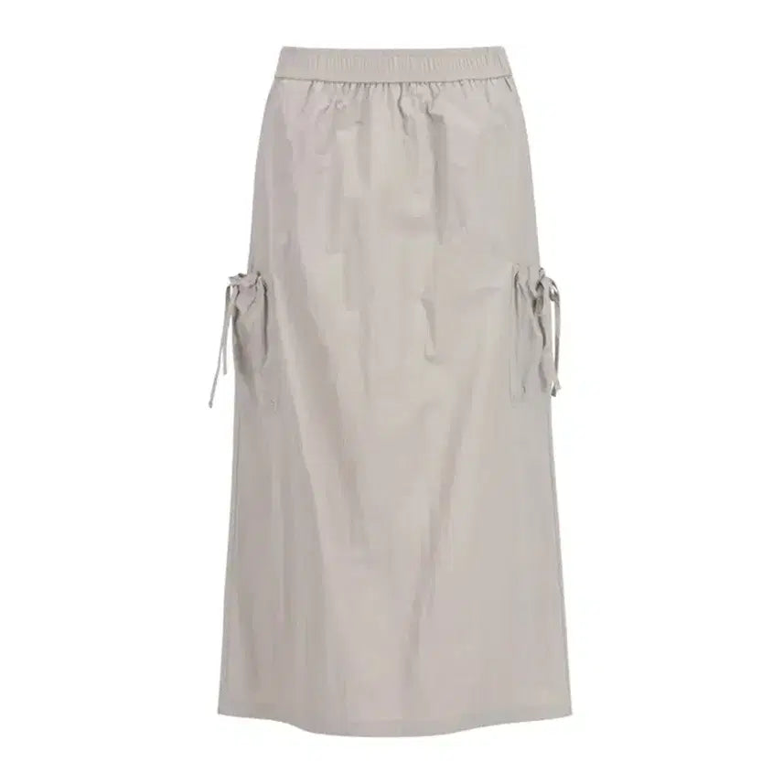 [BUNJANG] Polham Move Nylon Ribbon Cargo Skirt Beige L / (새상품)폴햄 무브 나일론 리본 카고 스커트 L사이즈 베이지
