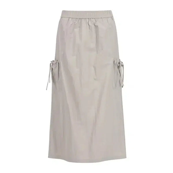 [BUNJANG] Polham Move Nylon Ribbon Cargo Skirt Beige L / (새상품)폴햄 무브 나일론 리본 카고 스커트 L사이즈 베이지