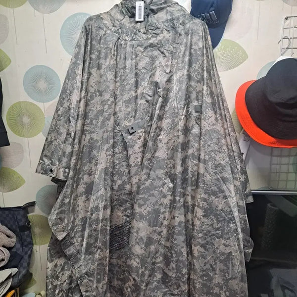 [BUNJANG] ACU Poncho Rainsuit / ACU 판초 우의