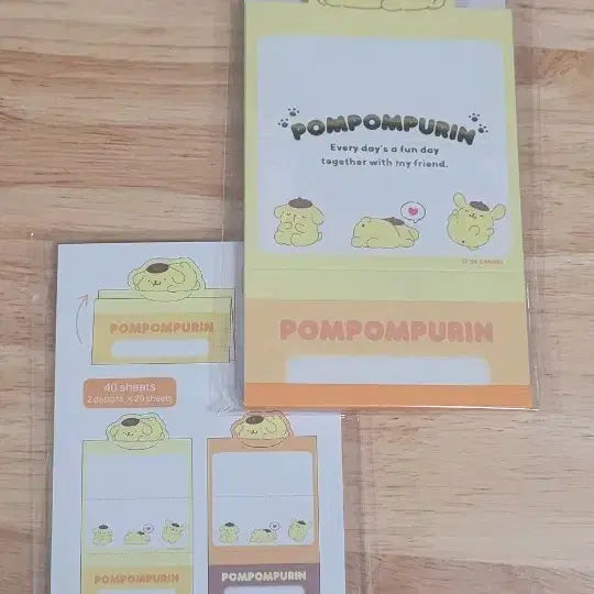 [BUNJANG] Sanrio Pompompurin Official Memo Pad / 산리오 폼폼푸린 정품 메모