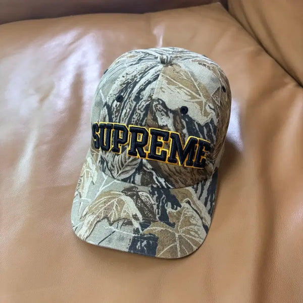 [BUNJANG] Supreme 6-Panel Timber Camo Cap 24SS / 슈프림 6패널 볼캡 모자 디퍼런스 팀버 카모 24SS