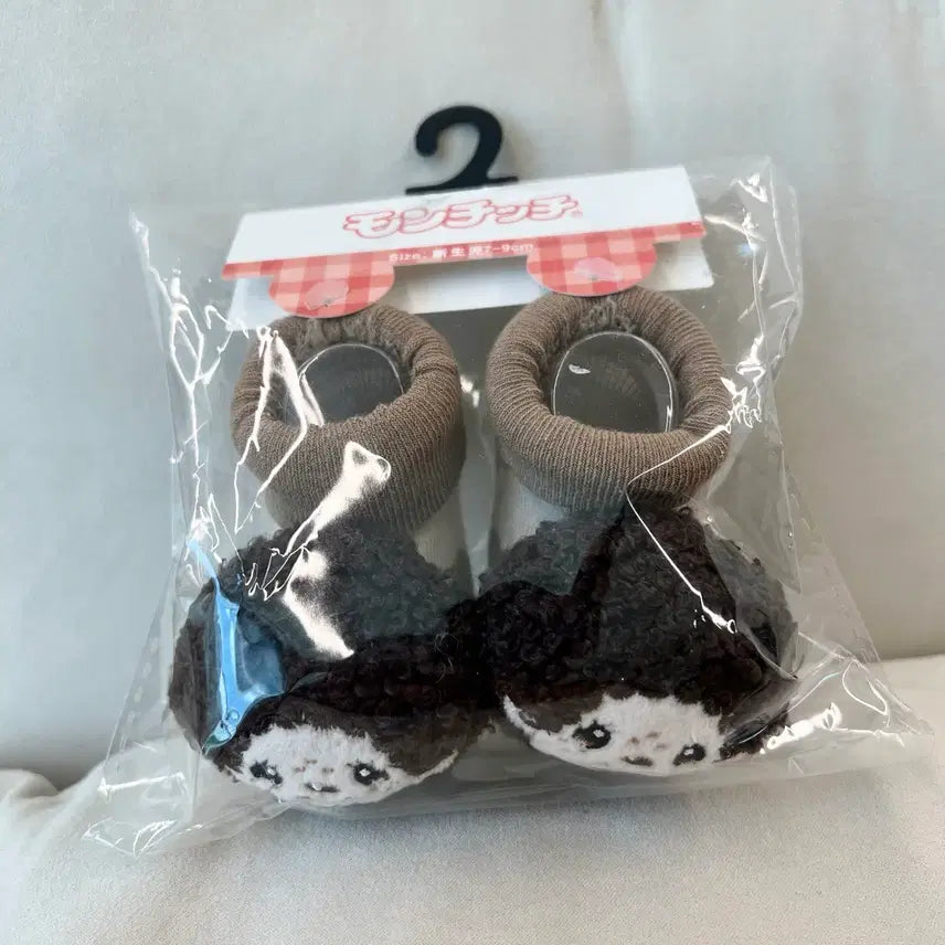 [BUNJANG] Monchhichi Baby Socks (7-9cm) / 일본 몬치치 유아 아기양말 7~9cm