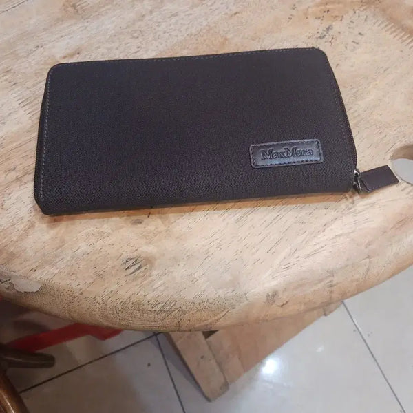 [BUNJANG] Max Mara Long Wallet Dark Brown / 막스마라장지갑.길이19높이11