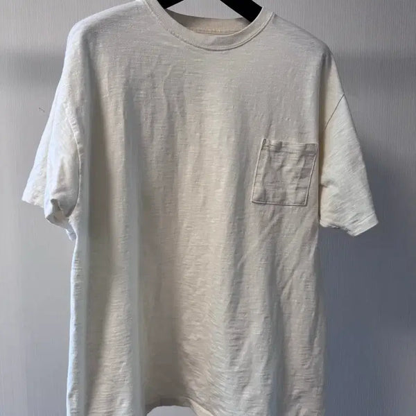 [BUNJANG] Behavior Slub Tubular T-Shirt / 비헤비어 슬럽 튜블러 티셔츠