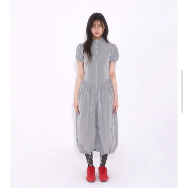 [BUNJANG] LULU Seoul Yucca Nylon Dress (Gray) Size M / 루루서울 Yucca Nylon Dress (Gray)사이즈M 새상품